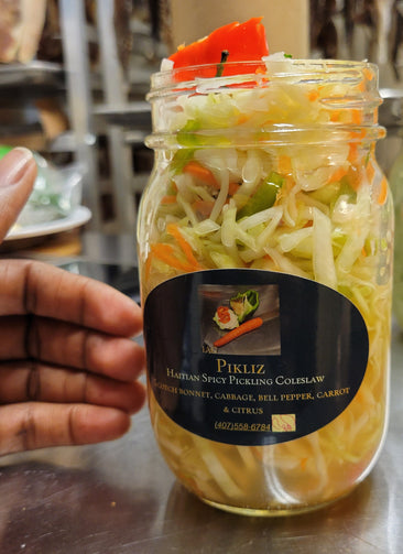 Pikliz (Haitian spicy pickling coleslaw), The top Umami flavor of the Pearl Island.