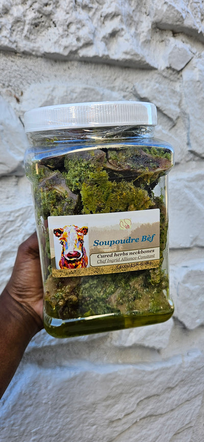 Soupoudre bef (Cured herbs neckbones) 2qt