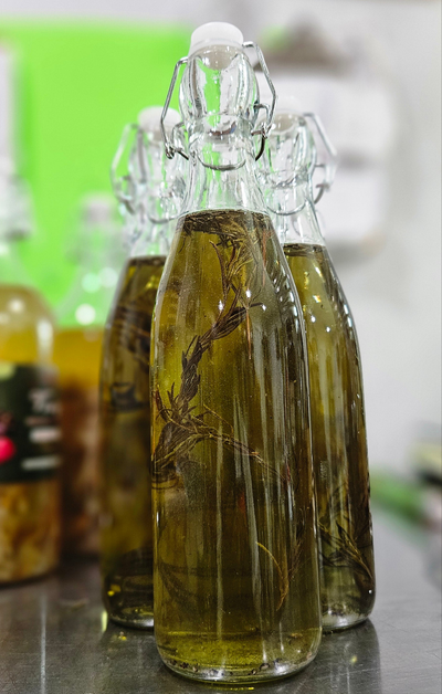 Rosemary flavored oil #rosemary