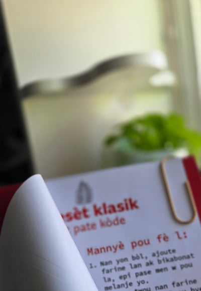 Basic Haitian dough (Resèt Grandèt pou pat pate kòde)