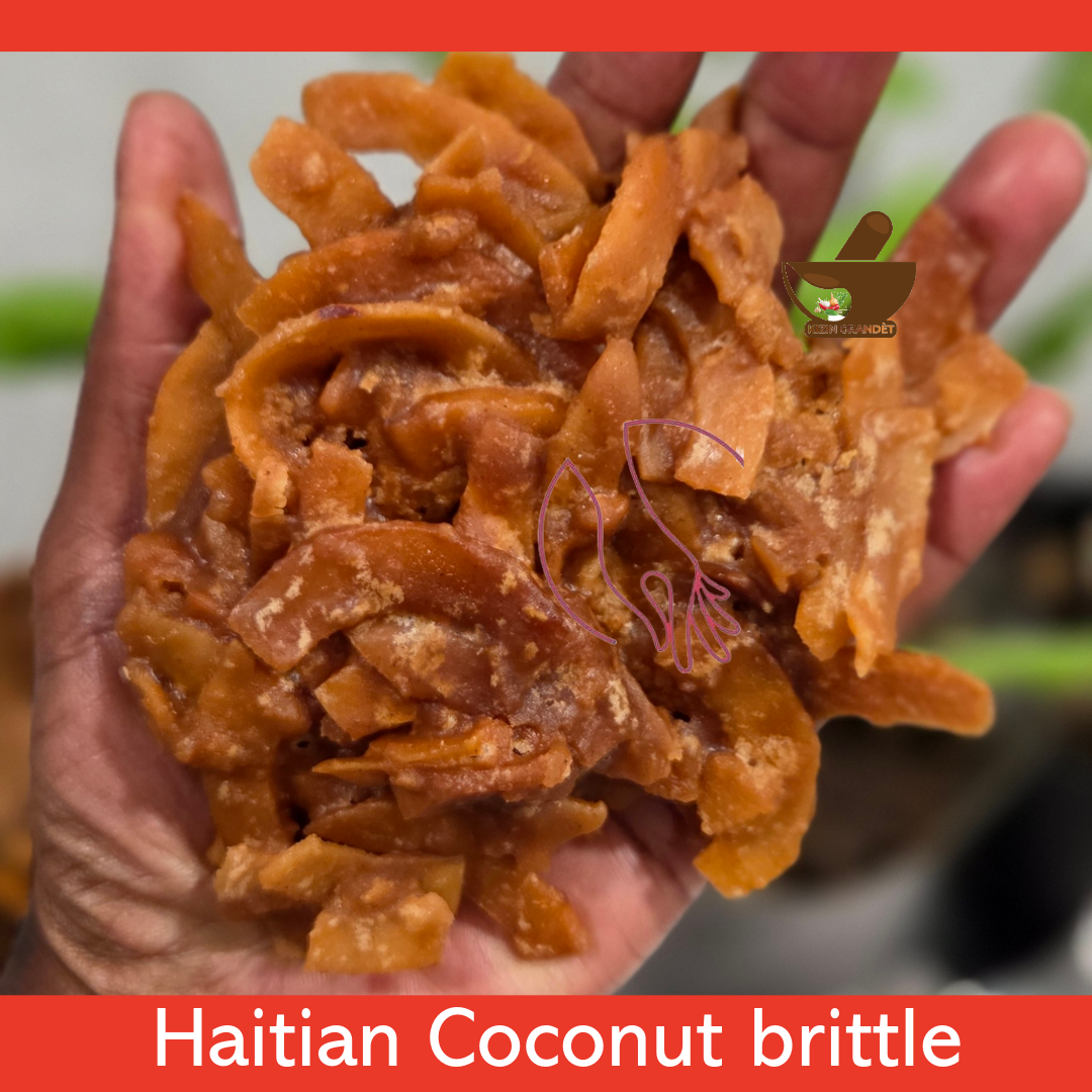 Tablèt kokoye (Haitian coconut brittle).