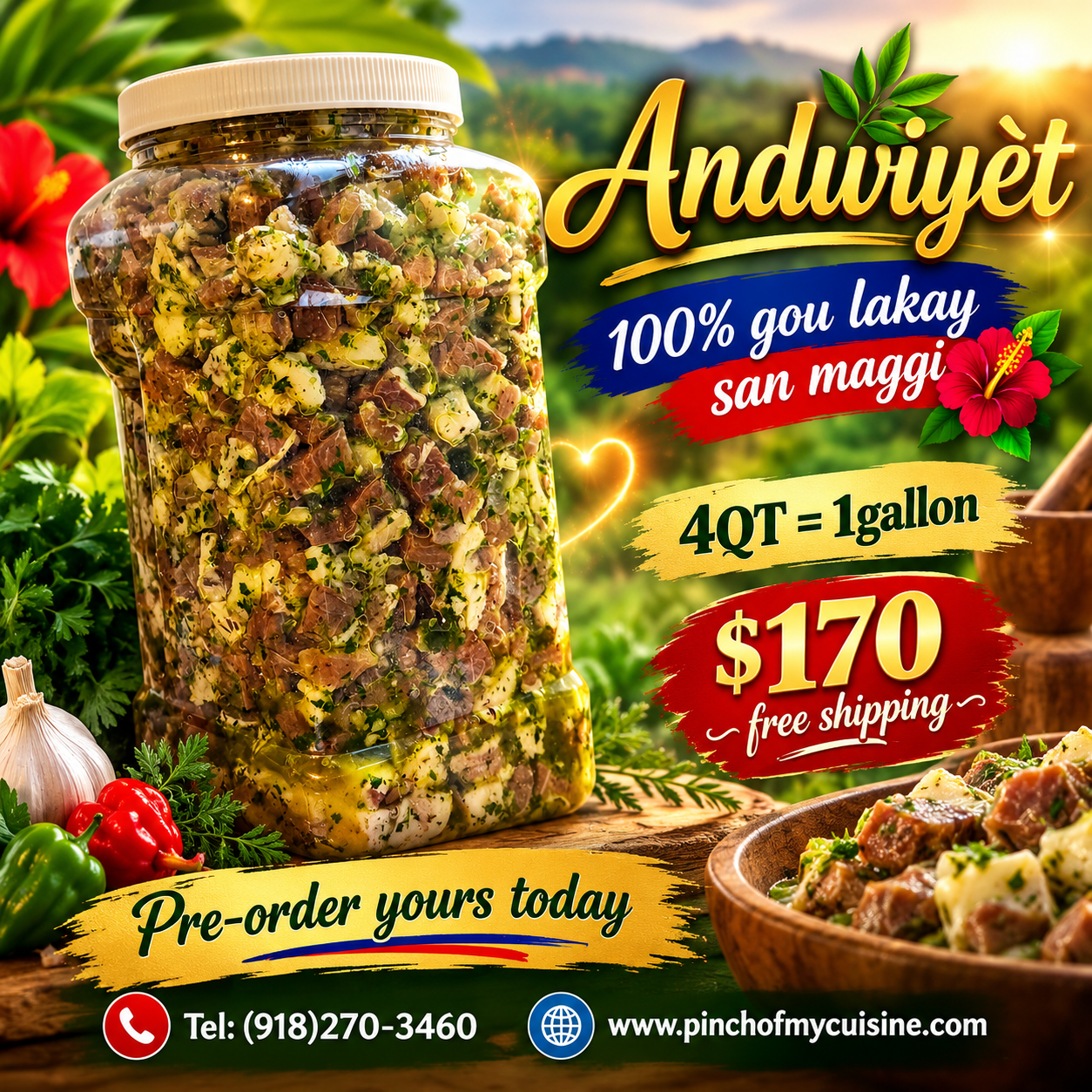Andwiyèt 4QT(1gallon)