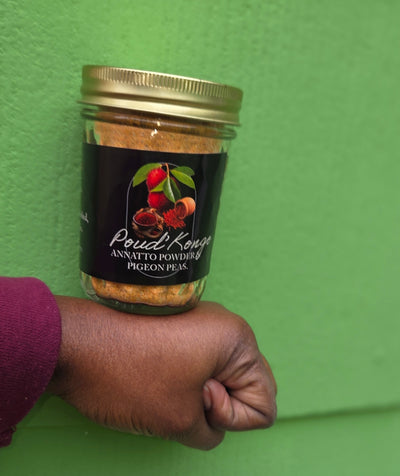 Poud'kwongo (Pigeon peas & Annatto powder)