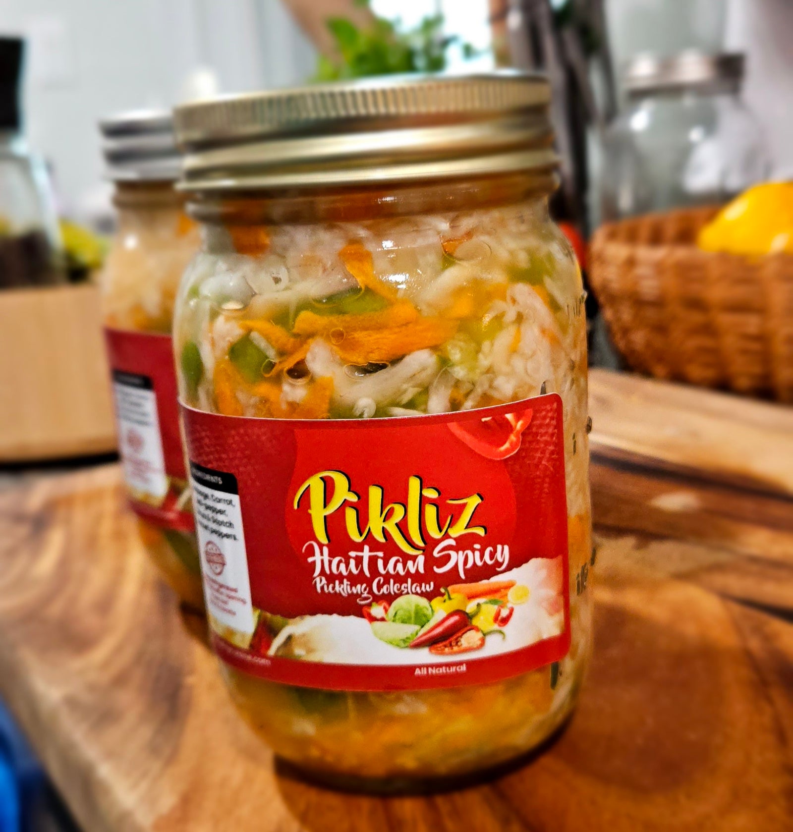 Pikliz, the best side condiment for your daily dishes. 